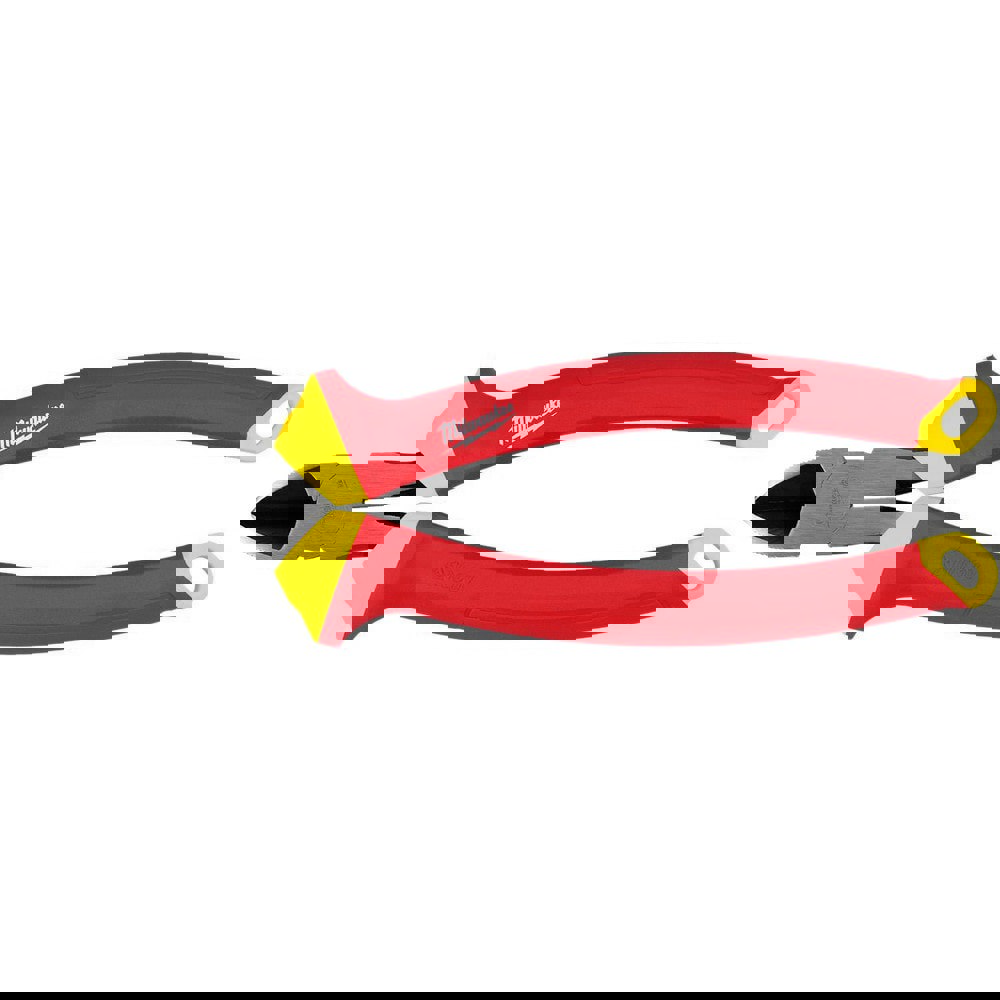 Cutting Pliers; Insulated: Yes ; Jaw Width (mm): 10.31 ; Overall Length (Inch): 8-1/2 ; Jaw Width (Decimal Inch): 0.41 ; Head Style: Diagonal ; Cutting Style: Diagonal